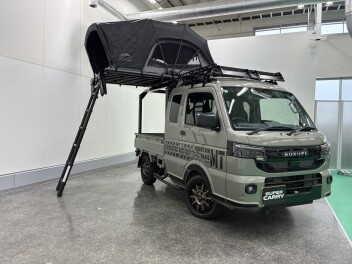 富山オリジナル スーパーキャリイ アウトドアスタイル アリーナ富山で展示中！